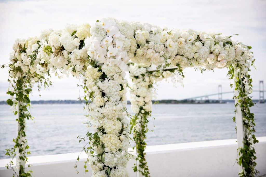 Chuppah of White Roses