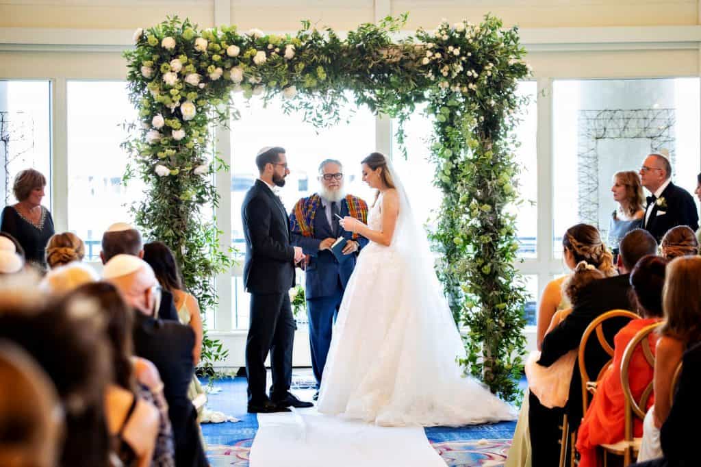 Exchange of Vows Under Huppah