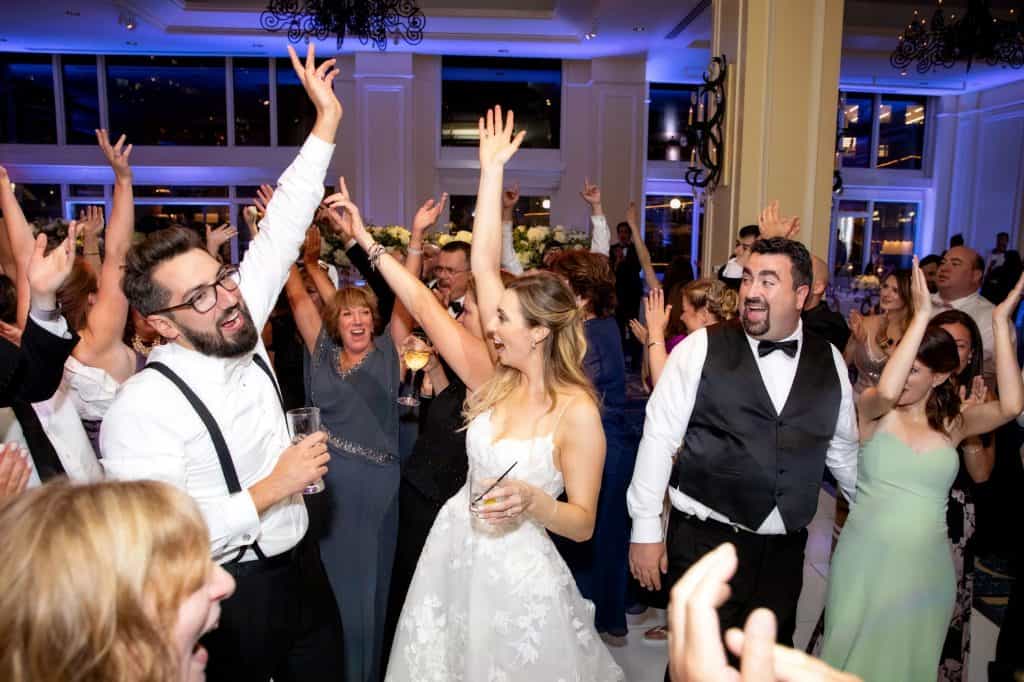 Bride and Groom Dancing