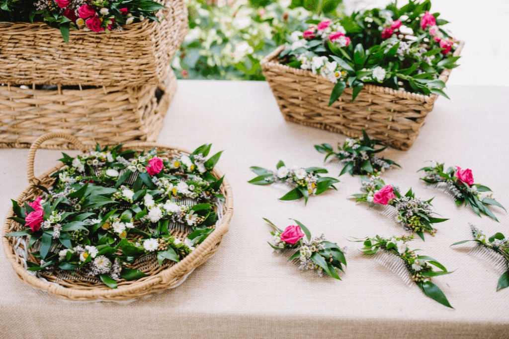 Floral Comb Pieces