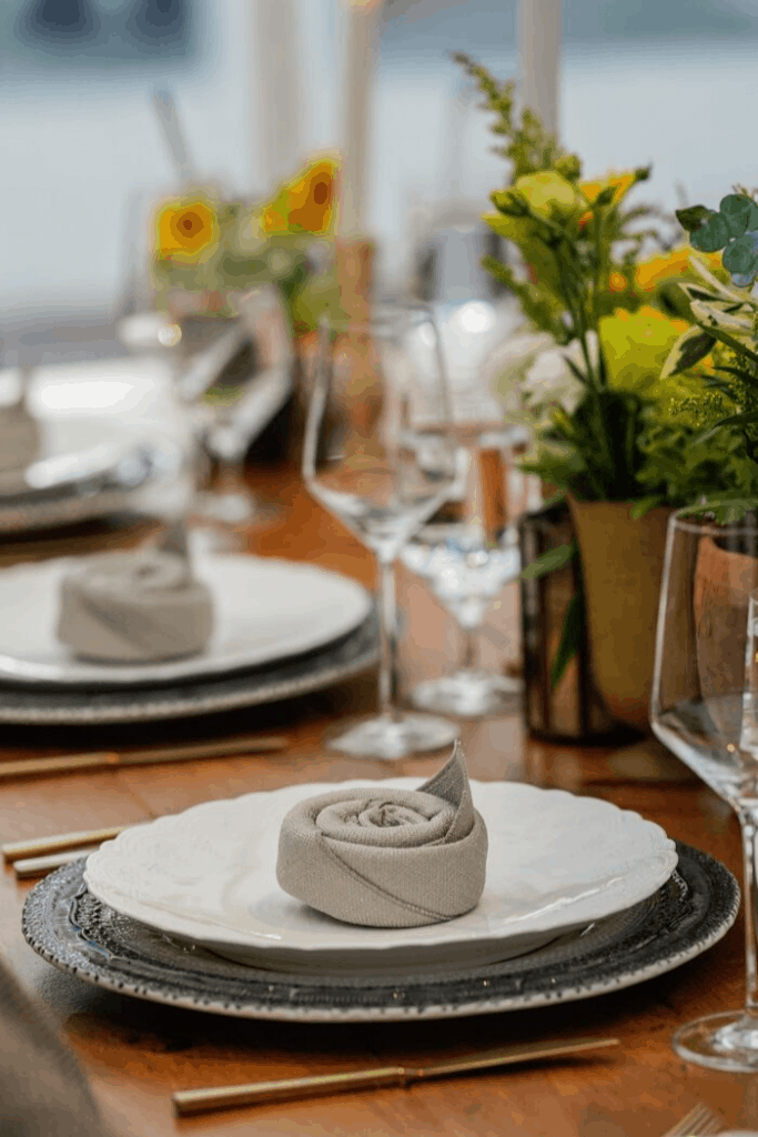 Charming Wedding Place Setting