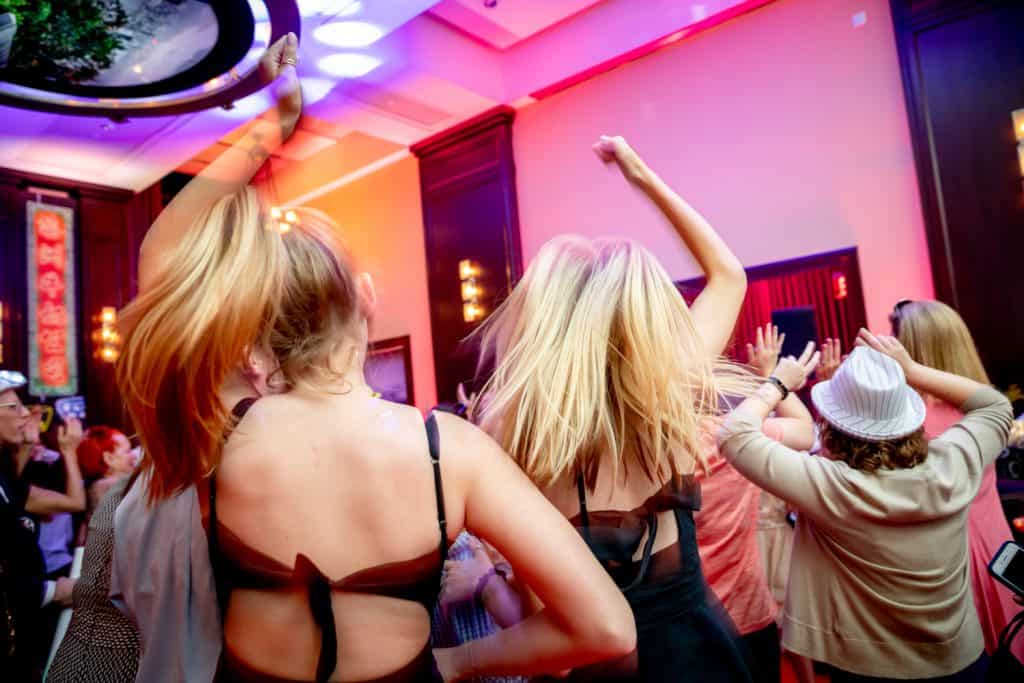 Bar Mitzvah Attendees Dancing