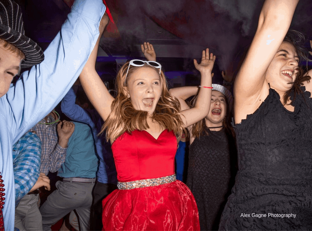 Children Dancing at a Bat Mitzvah