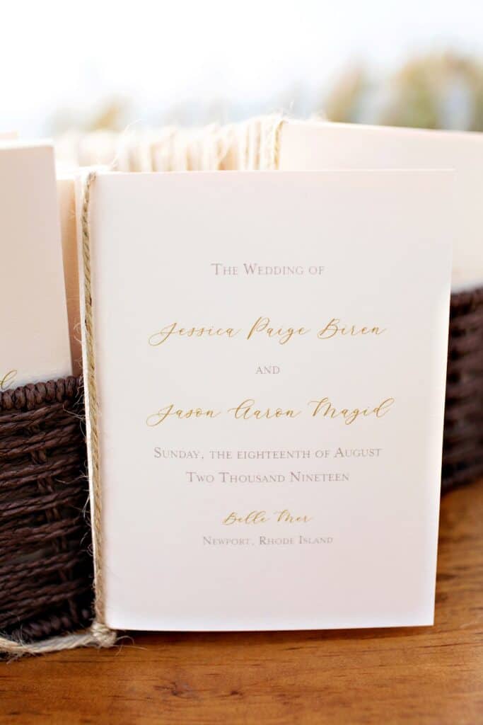 Jason and Jessica Wedding Invitations