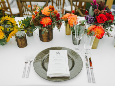 fall wedding decor and colors