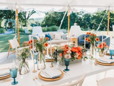 wedding tent decor