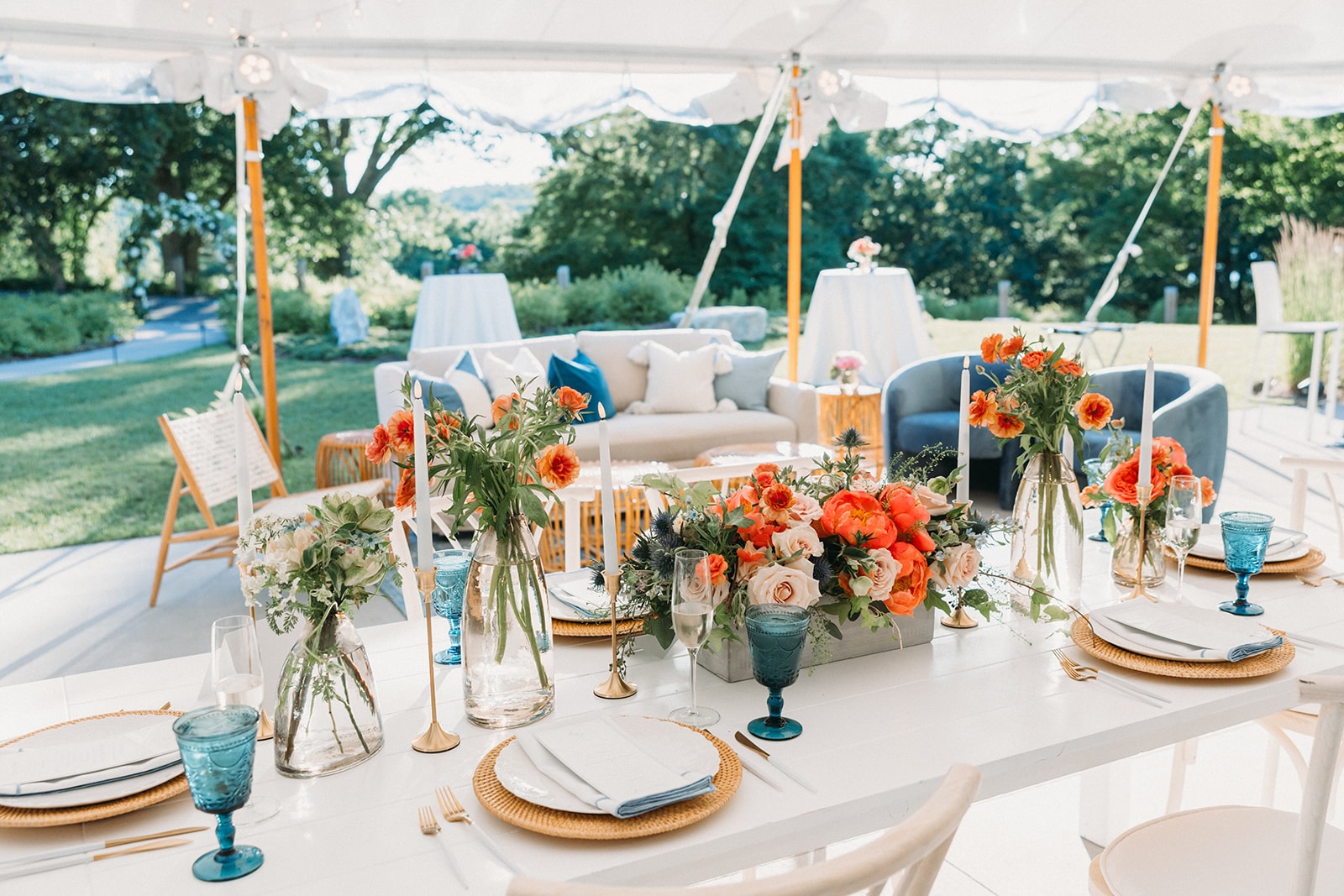 wedding tent decor