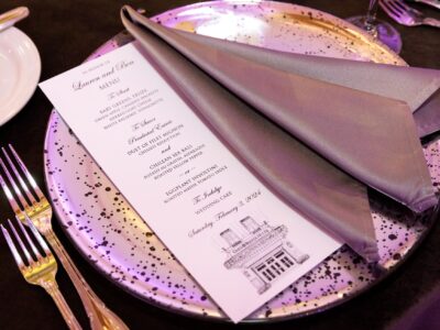 gourmet wedding menu